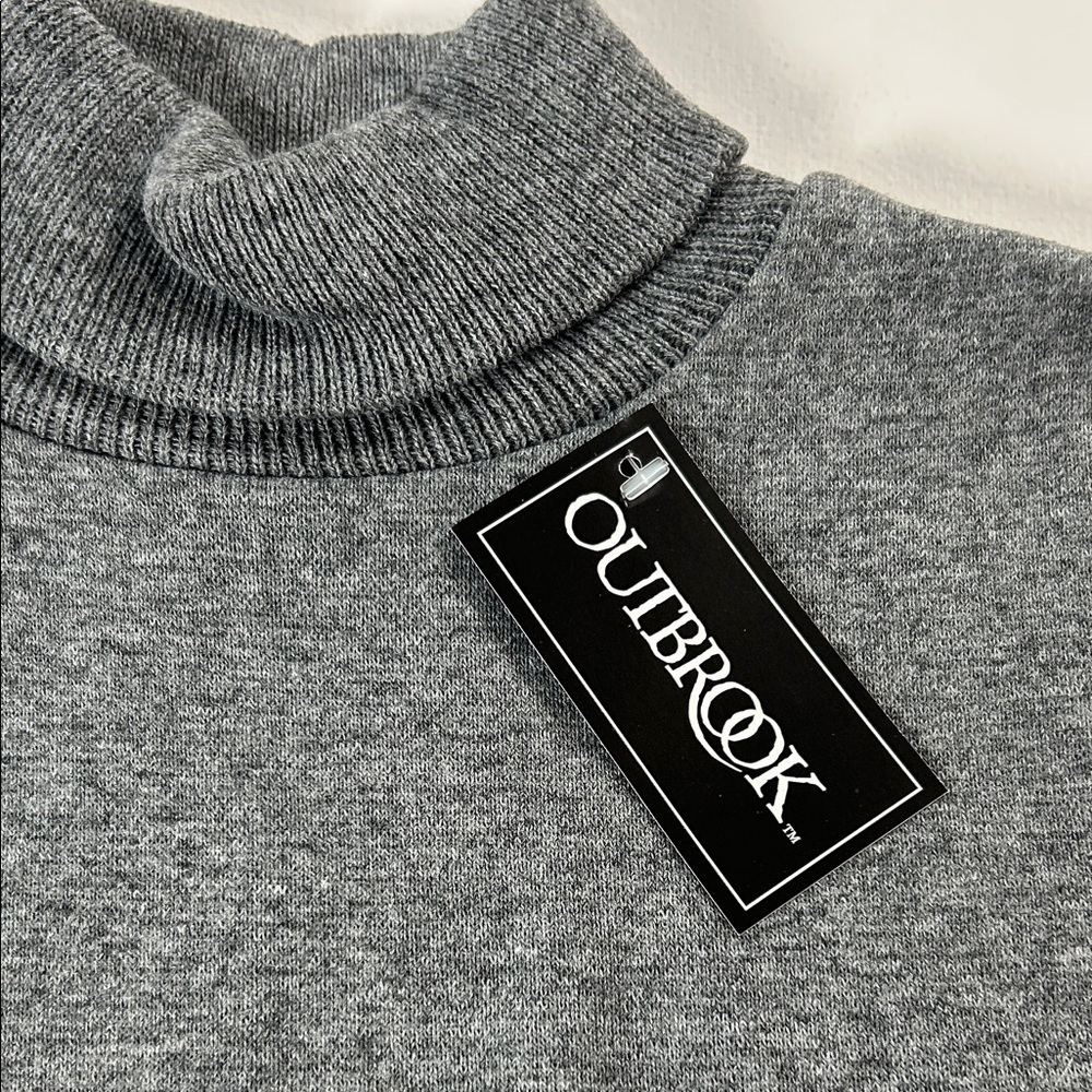 Outbrook Grey Vintage Sleeveless Turtleneck Dickey Top - Women’s Medium - Picture 3 of 8